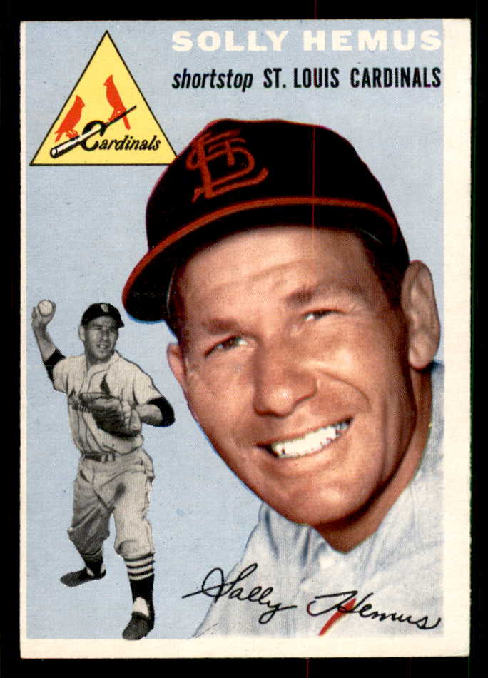 1954 Topps Baseball #117 Solly Hemus Cardinals EX-MT 550131