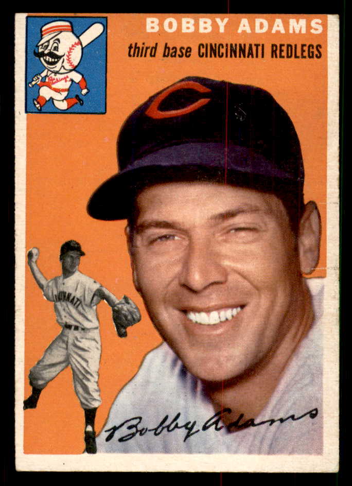 1954 Topps Baseball #123 Bobby Adams Reds EX-MT 550134