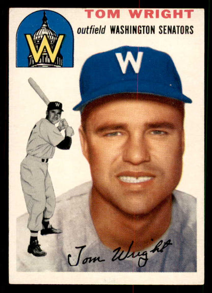1954 Topps Baseball #140 Tom Wright Senators EX-MT 550137