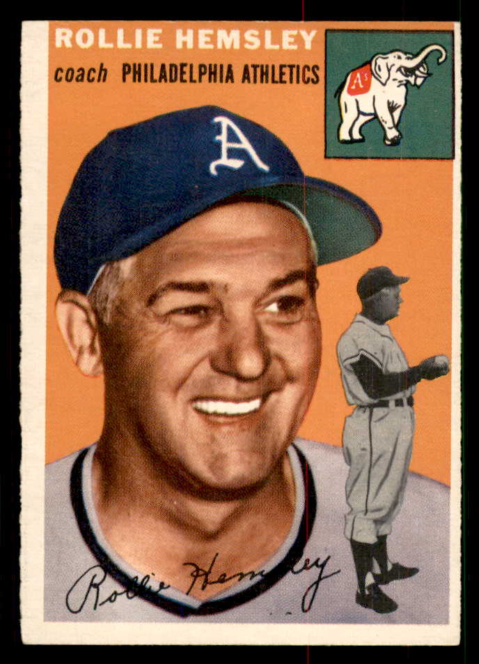 1954 Topps Baseball #143 Rollie Hemsley A's EX-MT 550139