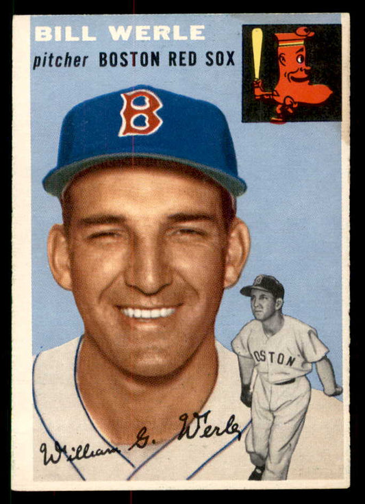 1954 Topps Baseball #144 Bill Werle Red Sox EX-MT 550140