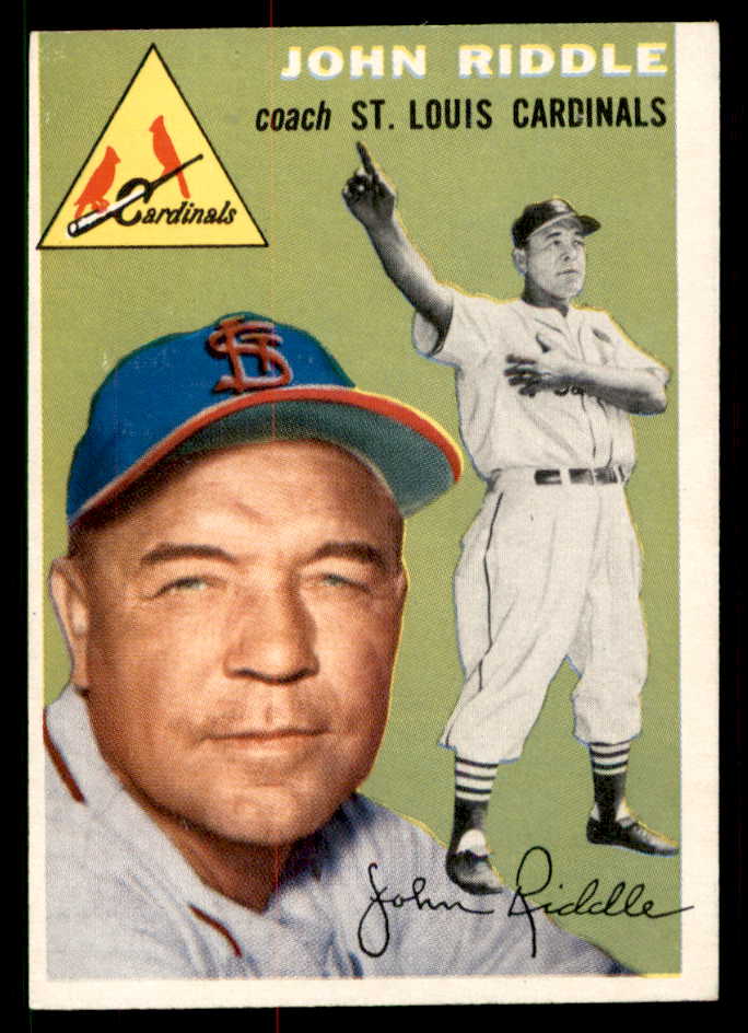 1954 Topps Baseball #147 Johnny Riddle Cardinals EX-MT 550142