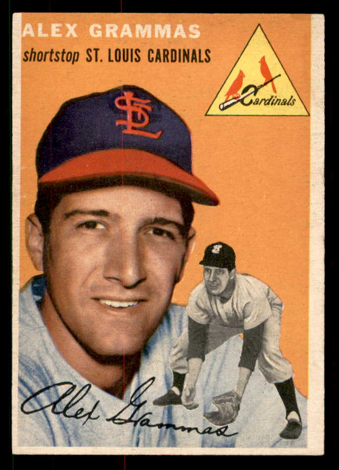 1954 Topps Baseball #151 Alex Grammas Cardinals EX-MT 550143