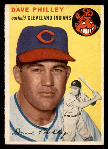 1954 Topps Baseball #159 Dave Philley Indians EX-MT 550145