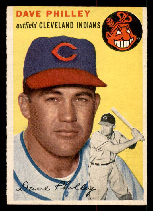 1954 Topps Baseball #159 Dave Philley Indians EX-MT 550145