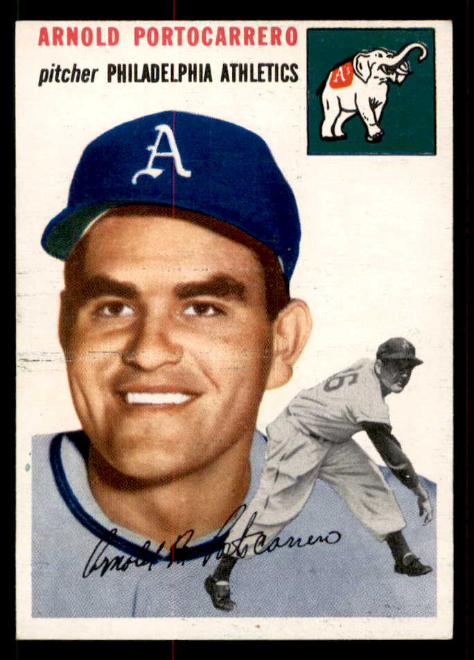 1954 Topps Baseball #214 Arnie Portocarrero A's EX-MT 550160