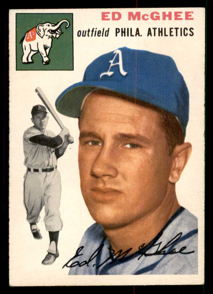 1954 Topps Baseball #215 Ed McGhee A's EX-MT 550161