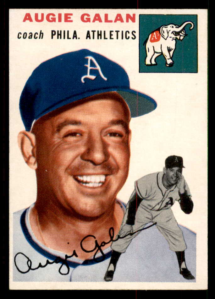 1954 Topps Baseball #233 Augie Galan A's EX-MT 550167