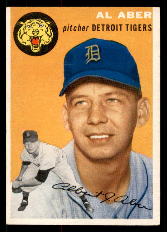 1954 Topps Baseball #238 Al Aber Tigers EX-MT 550171