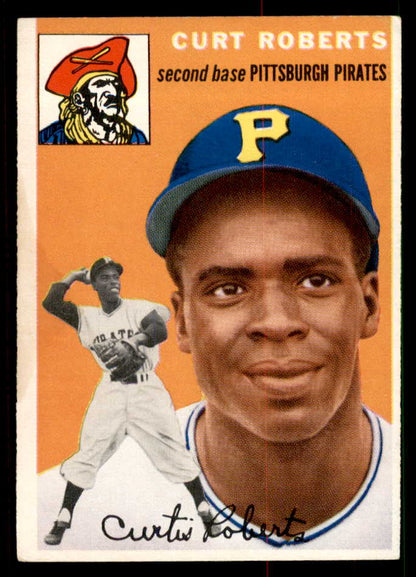 1954 Topps Baseball #242 Curt Roberts Pirates EX-MT 550174