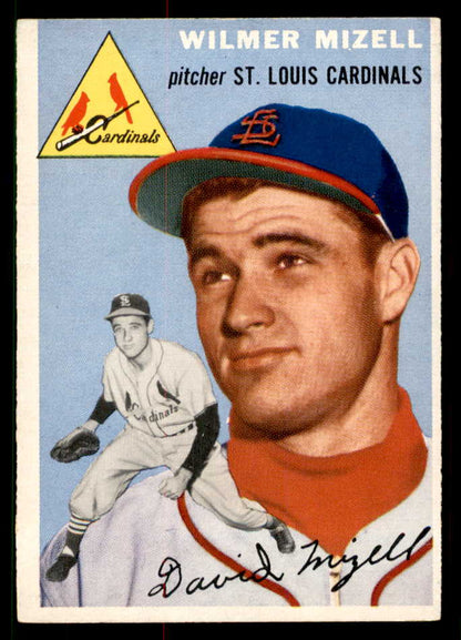 1954 Topps Baseball #249 Wilmer Mizell Cardinals EX-MT 550177