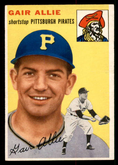 1954 Topps Baseball #179 Gair Allie Pirates EX-MT 550178