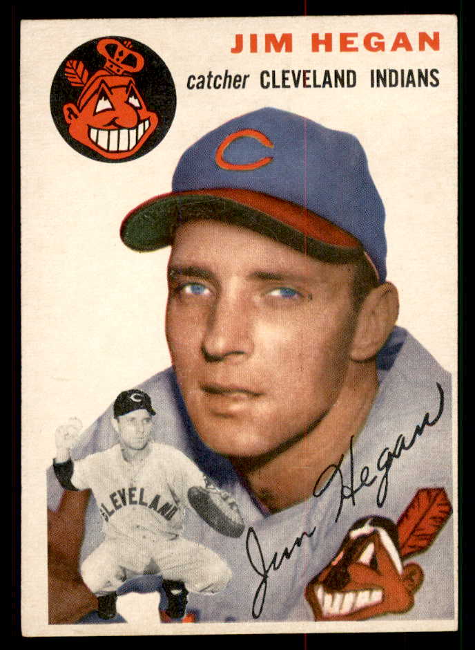 1954 Topps Baseball #029 Jim Hegan Indians EX-MT 550181