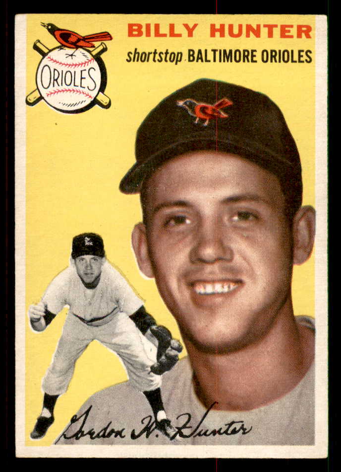 1954 Topps Baseball #048 Billy Hunter Orioles EX-MT 550183