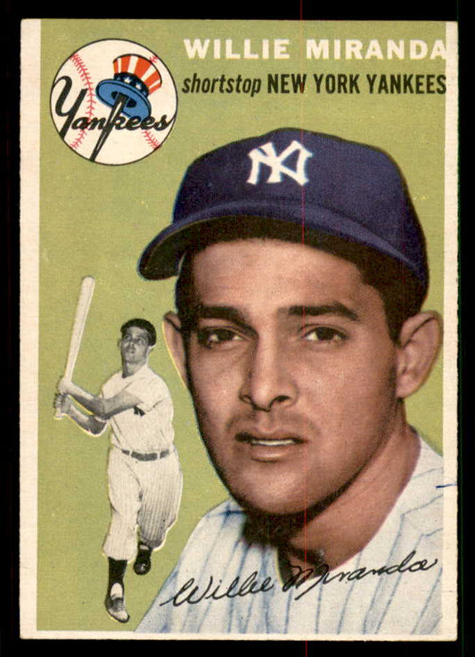 1954 Topps Baseball #056 Willie Miranda Yankees EX-MT 550187