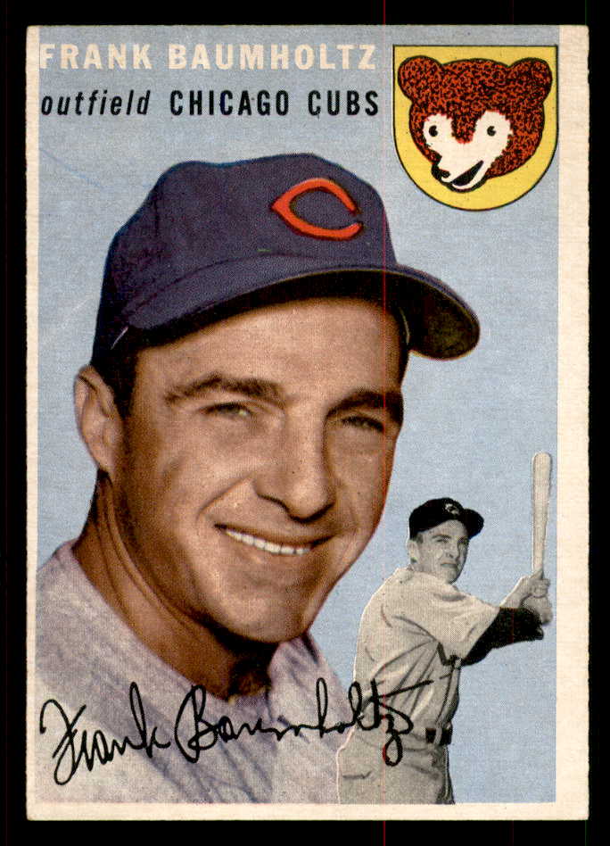 1954 Topps Baseball #060 Frank Baumholtz Cubs EX-MT 550190