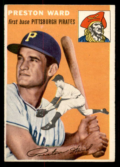 1954 Topps Baseball #072 Preston Ward Pirates EX-MT 550199
