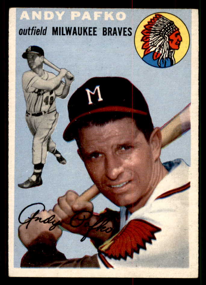 1954 Topps Baseball #079 Andy Pafko Braves EX-MT 550202