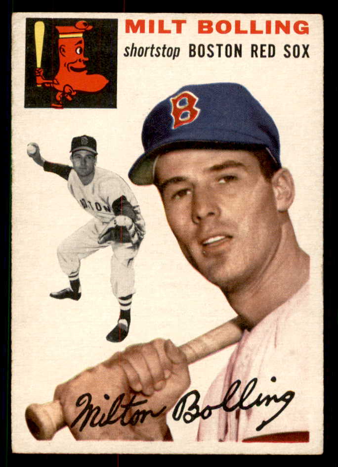 1954 Topps Baseball #082 Milt Bolling Red Sox EX-MT 550207