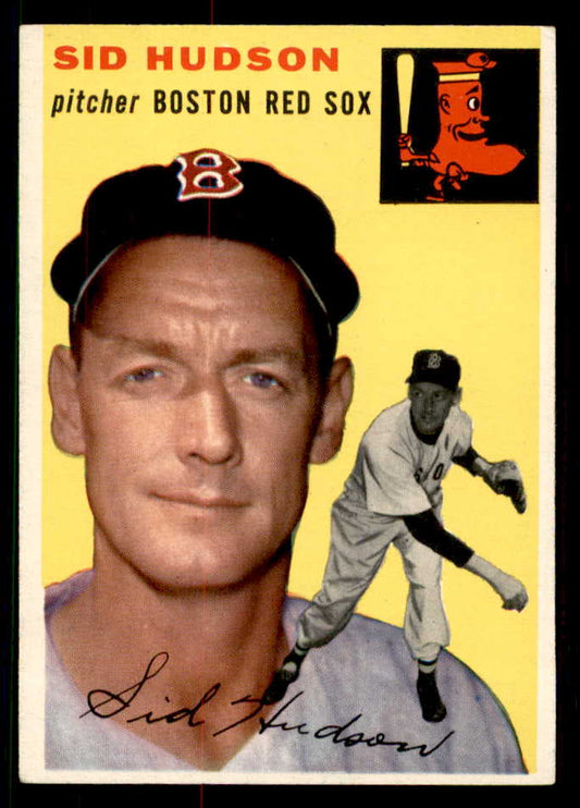 1954 Topps Baseball #093 Sid Hudson Red Sox EX-MT 550211