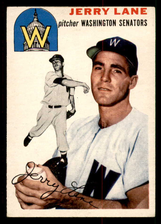 1954 Topps Baseball #097 Jerry Lane Senators EX-MT 550213