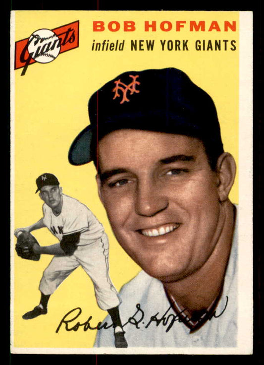 1954 Topps Baseball #099 Bobby Hofman Giants EX-MT 550215