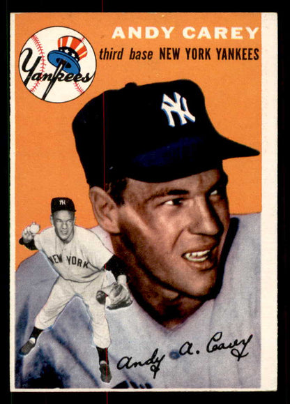 1954 Topps Baseball #105 Andy Carey Yankees EX-MT 550217