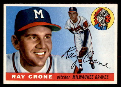 1955 Topps Baseball #149 Ray Crone Braves EX-MT 550223