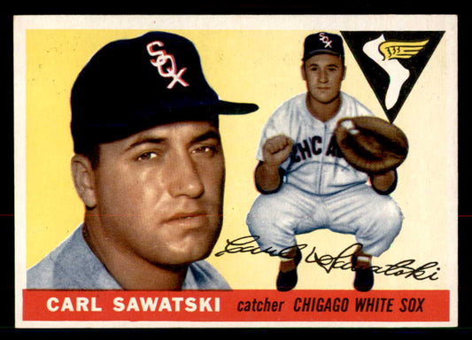 1955 Topps Baseball #122 Carl Sawatski White Sox EX-MT 550228