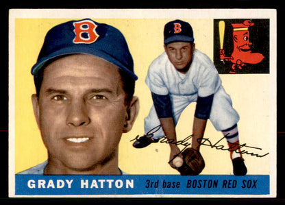 1955 Topps Baseball #131 Grady Hatton Red Sox EX-MT 550229