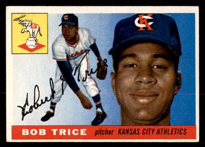 1955 Topps Baseball #132 Bob Trice A's EX-MT 550230