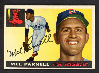 1955 Topps Baseball #140 Mel Parnell Red Sox EX-MT 550232