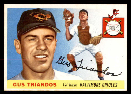 1955 Topps Baseball #064 Gus Triandos Orioles EX-MT 550234