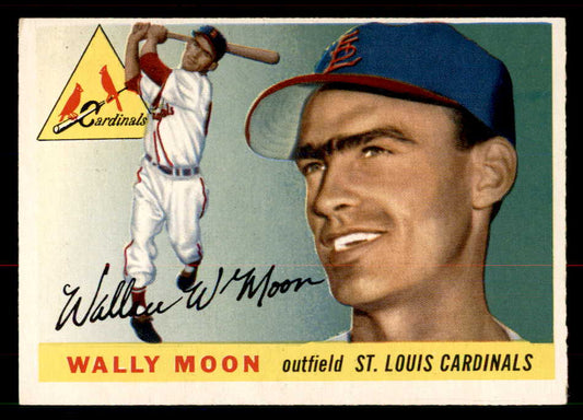 1955 Topps Baseball #067 Wally Moon Cardinals EX-MT 550235
