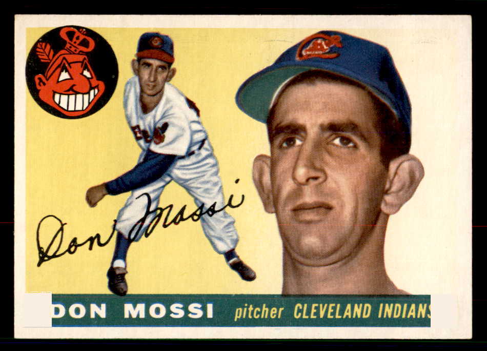 1955 Topps Baseball #085 Don Mossi Indians EX-MT 550236