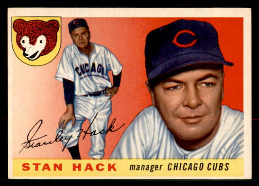 1955 Topps Baseball #006 Stan Hack Cubs EX-MT 550238