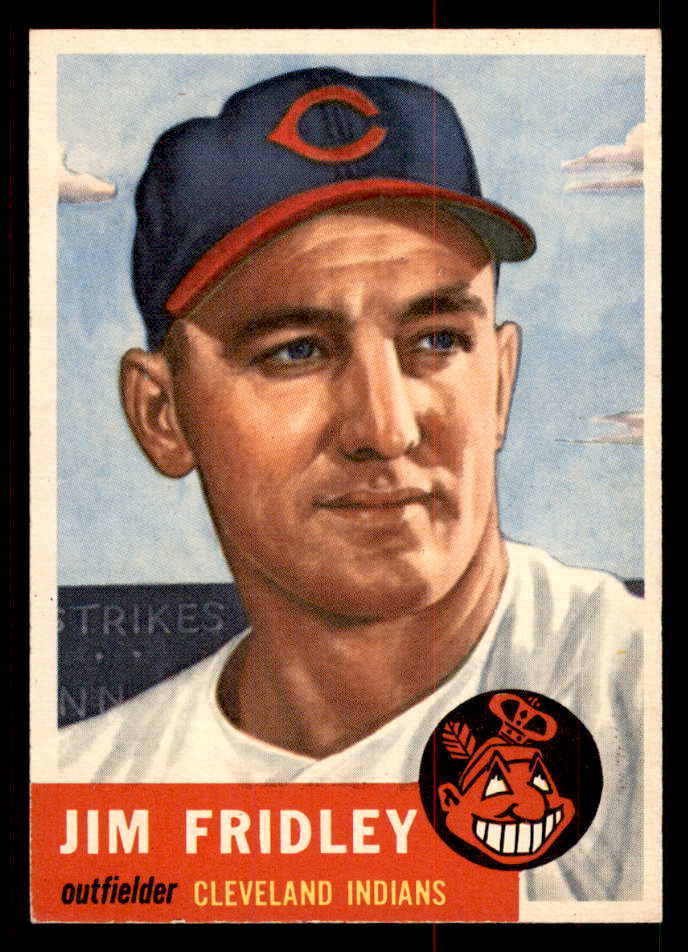 1953 Topps Baseball #187 Jim Fridley Indians EX-MT 550250