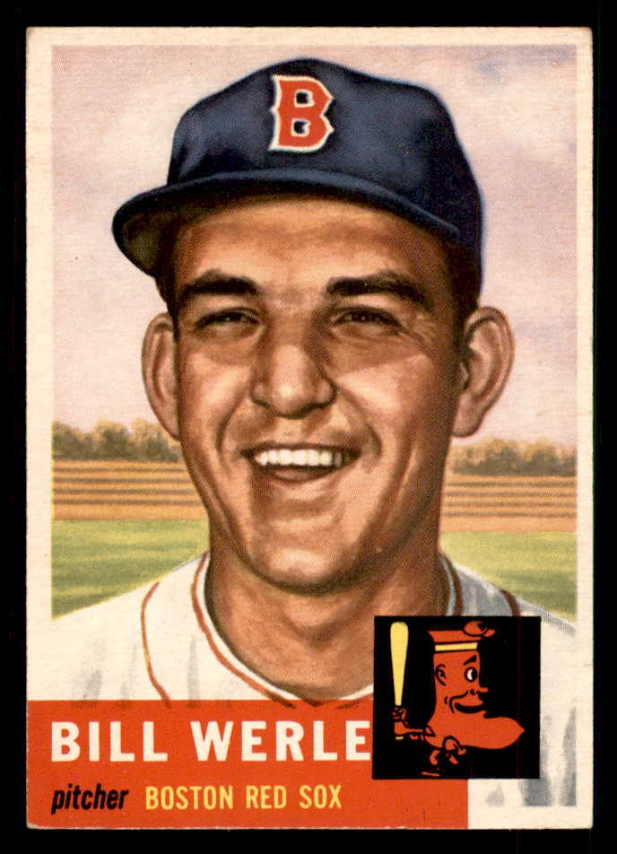 1953 Topps Baseball #170 Bill Werle Red Sox EX-MT 550260