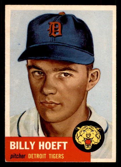1953 Topps Baseball #165 Billy Hoeft Tigers EX-MT 550263