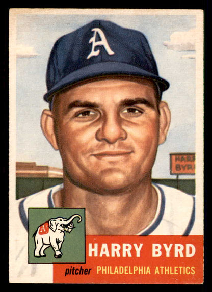 1953 Topps Baseball #131 Harry Byrd A�s EX-MT 550274