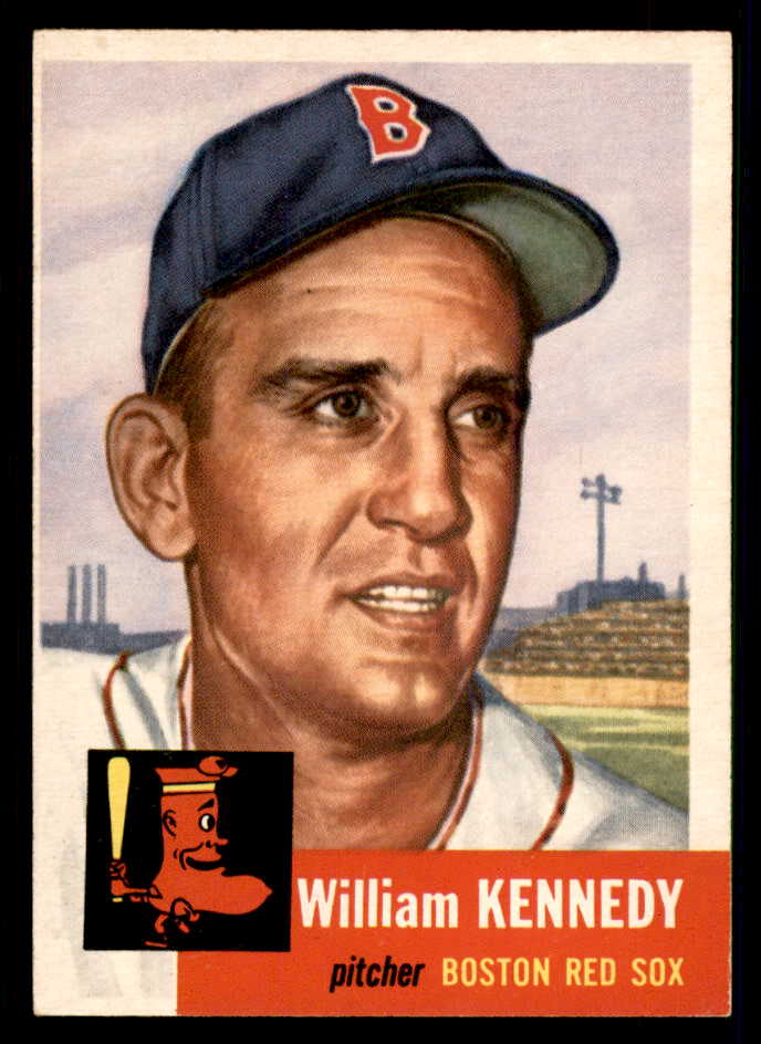 1953 Topps Baseball #094 Bill Kennedy Red Sox EX-MT 550283