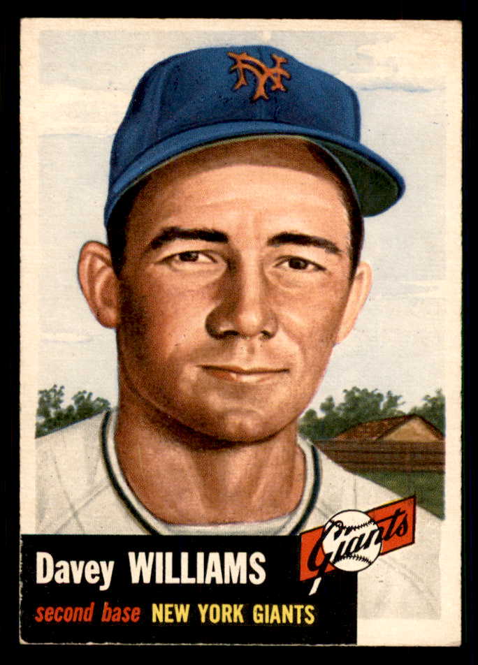 1953 Topps Baseball #120 Davey Williams Giants EX-MT 550287