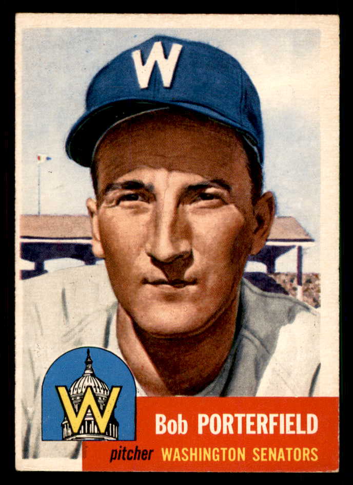 1953 Topps Baseball #108 Bob Porterfield Senators EX-MT 550292