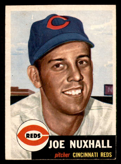1953 Topps Baseball #105 Joe Nuxhall Reds EX-MT 550293