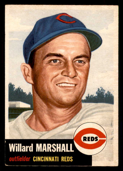 1953 Topps Baseball #095 Willard Marshall Reds EX-MT 550298