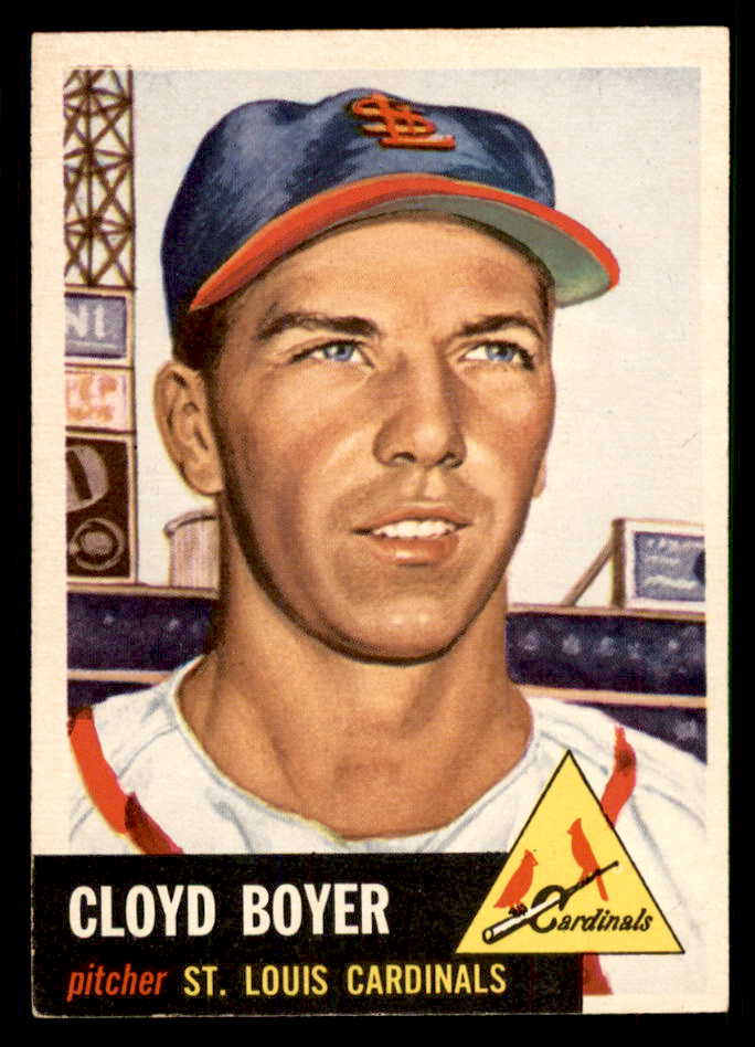 1953 Topps Baseball #060 Cloyd Boyer Cardinals EX-MT 550307