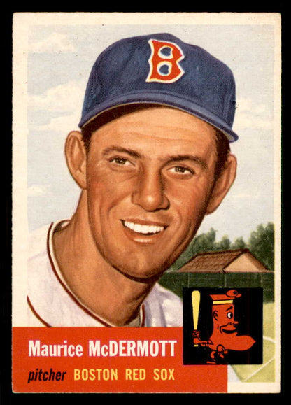 1953 Topps Baseball #055 Maurice McDermott Red Sox EX-MT 550308