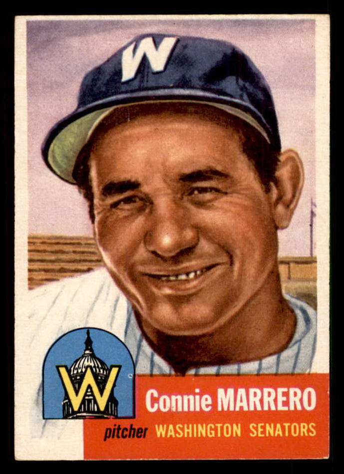 1953 Topps Baseball #013 Connie Marrero Senators EX-MT 550314