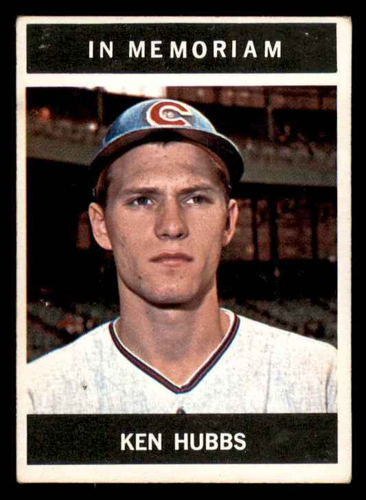 1964 Topps Baseball #550 Ken Hubbs Cubs VG-EX 550319