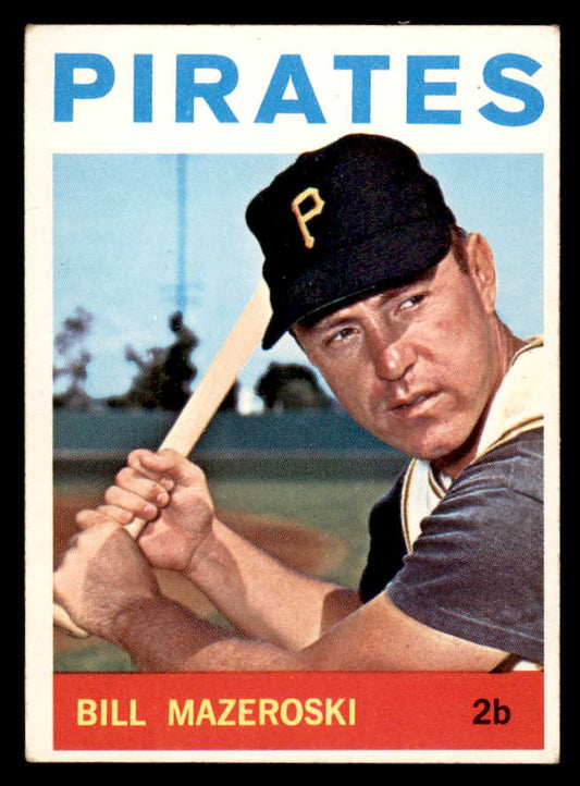 1964 Topps Baseball #570 Bill Mazeroski Pirates VG-EX 550320